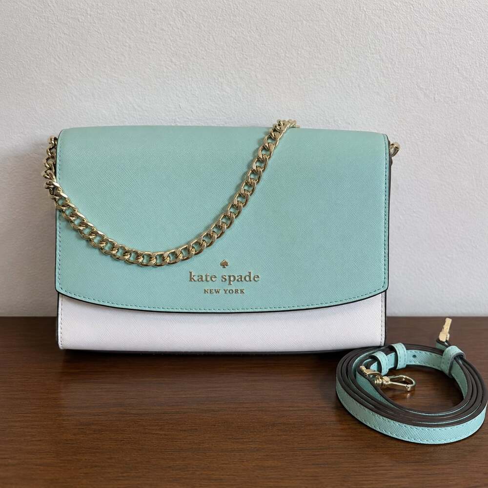 Kate Spade Carson Convertible Crossbody Bag Poolside Multi Saffiano Leather